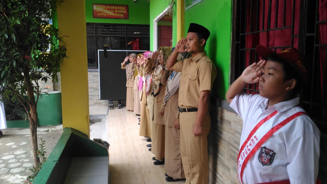 Upacara di SDIT Assalamah Depok